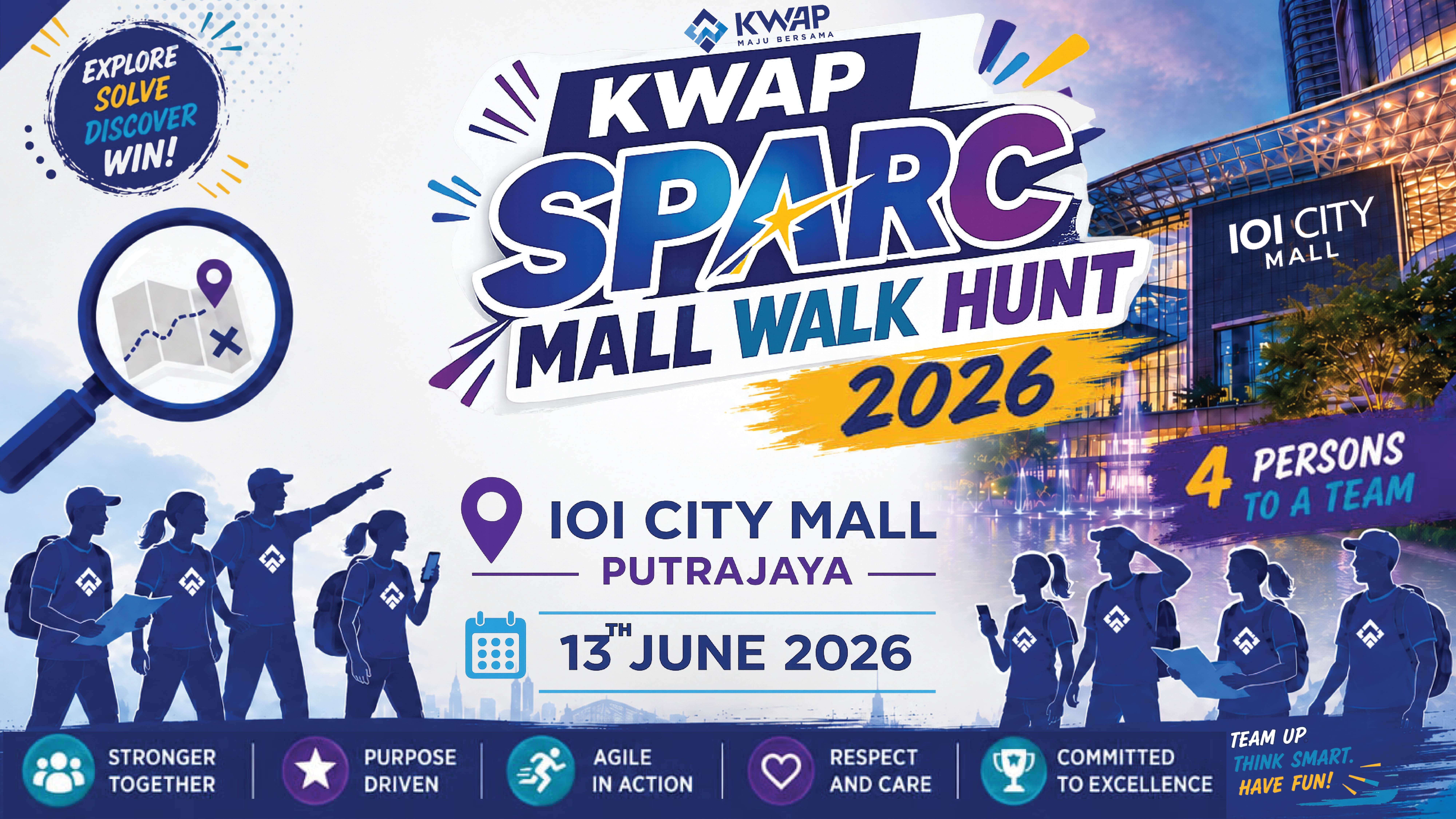 KWAP SPARC Mall Walk Hunt 2026 IOI City Mall Putrajaya